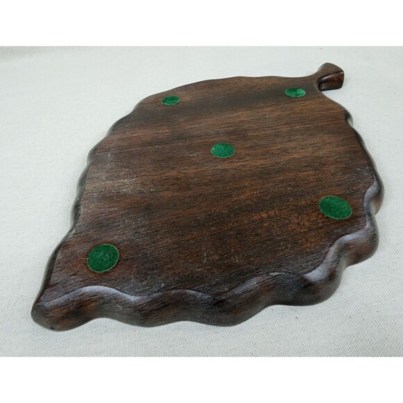 Vintage Cutler International Imperial Kayla Wood Leaf Tray (1950s–1970s) - Picture 8 of 11